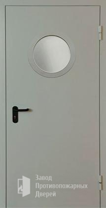 Фото двери «Однопольная с круглым стеклом EI-30» в Яхроме